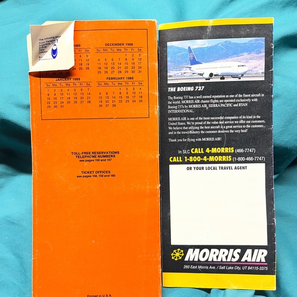 Flight Schedule Booklet - Picture 2 of 2